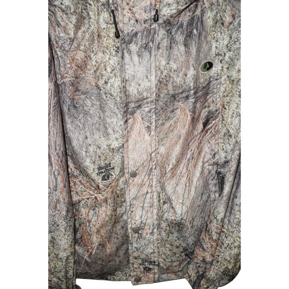 Mossy Oak Break-Up Camo Insulated Hunting Jacket Men’s Size Large Hooded - Picture 3 of 8